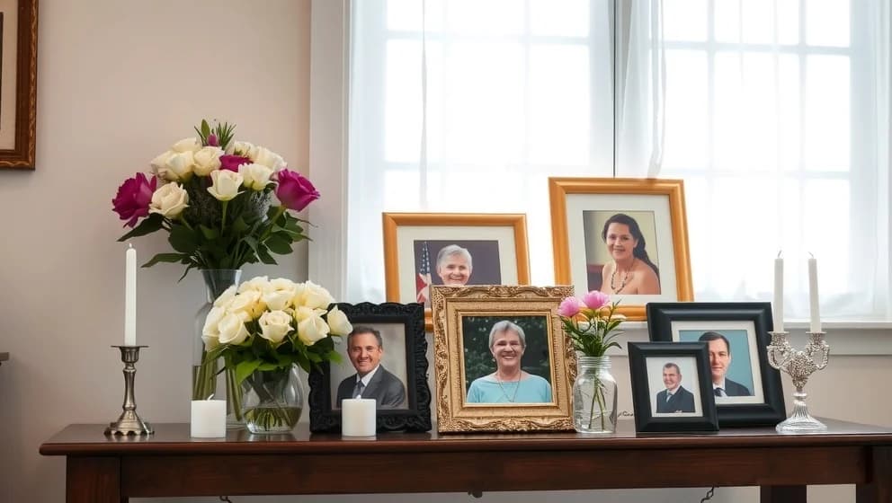 Dödsannonser och familjesidan när någon avlider