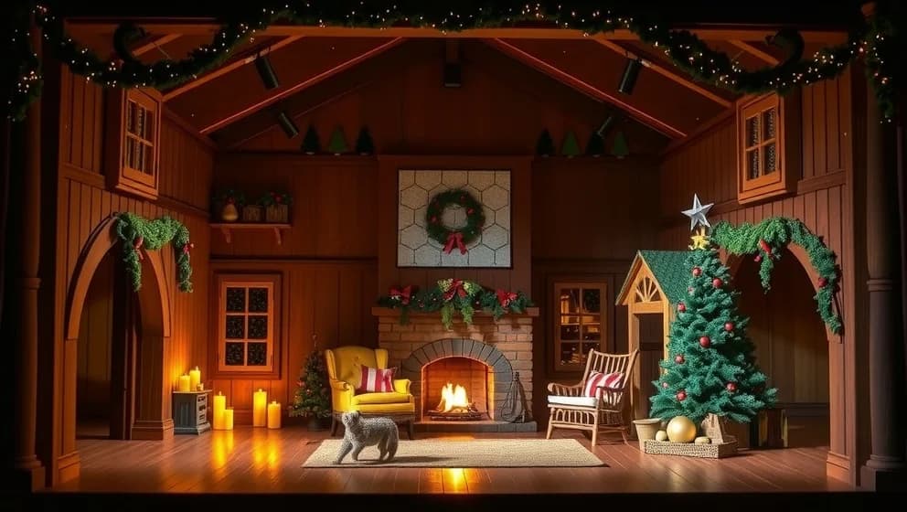 Tomten är far till alla barnen teater